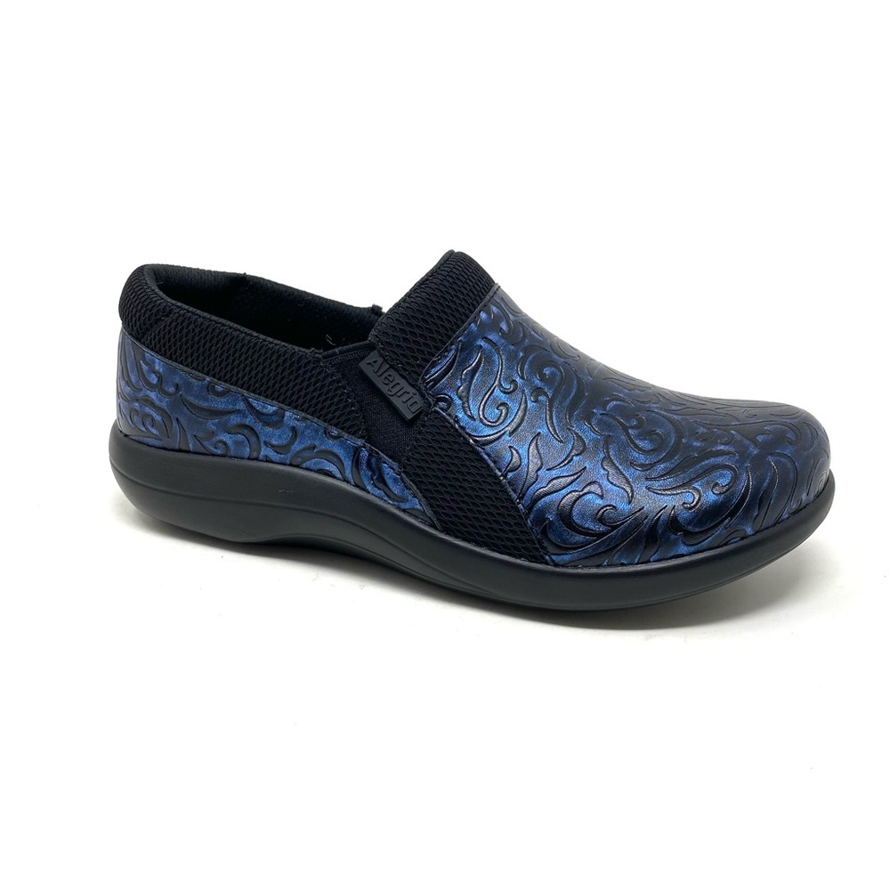 Alegria Duette Blue Steel Slip Resistant Nurse Healthcare Shoe APMA
